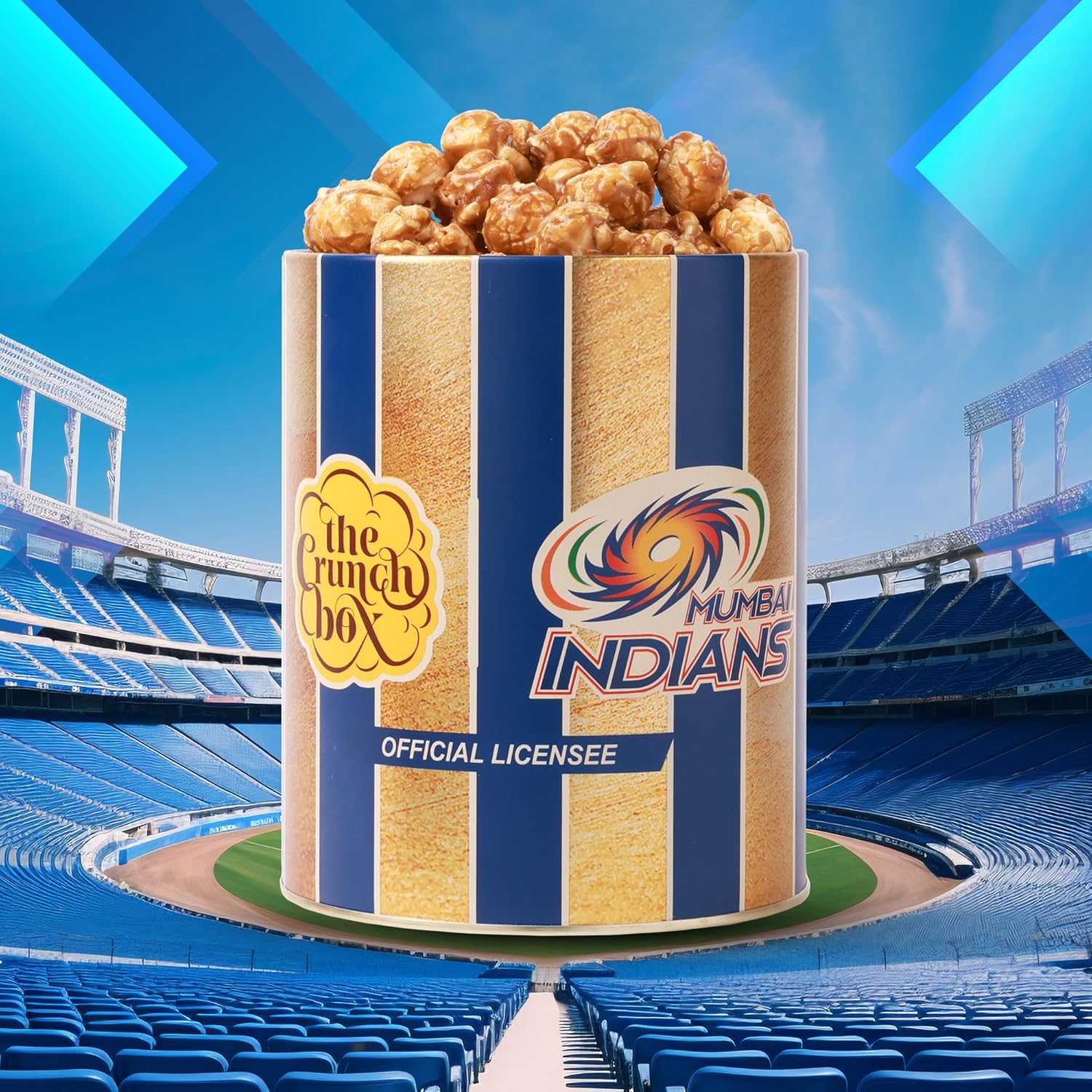 Smooth Caramel Swing Tin(490gms) & Tangy Zesty Cheese Shots Tin(150gms) - Large Tin Combo