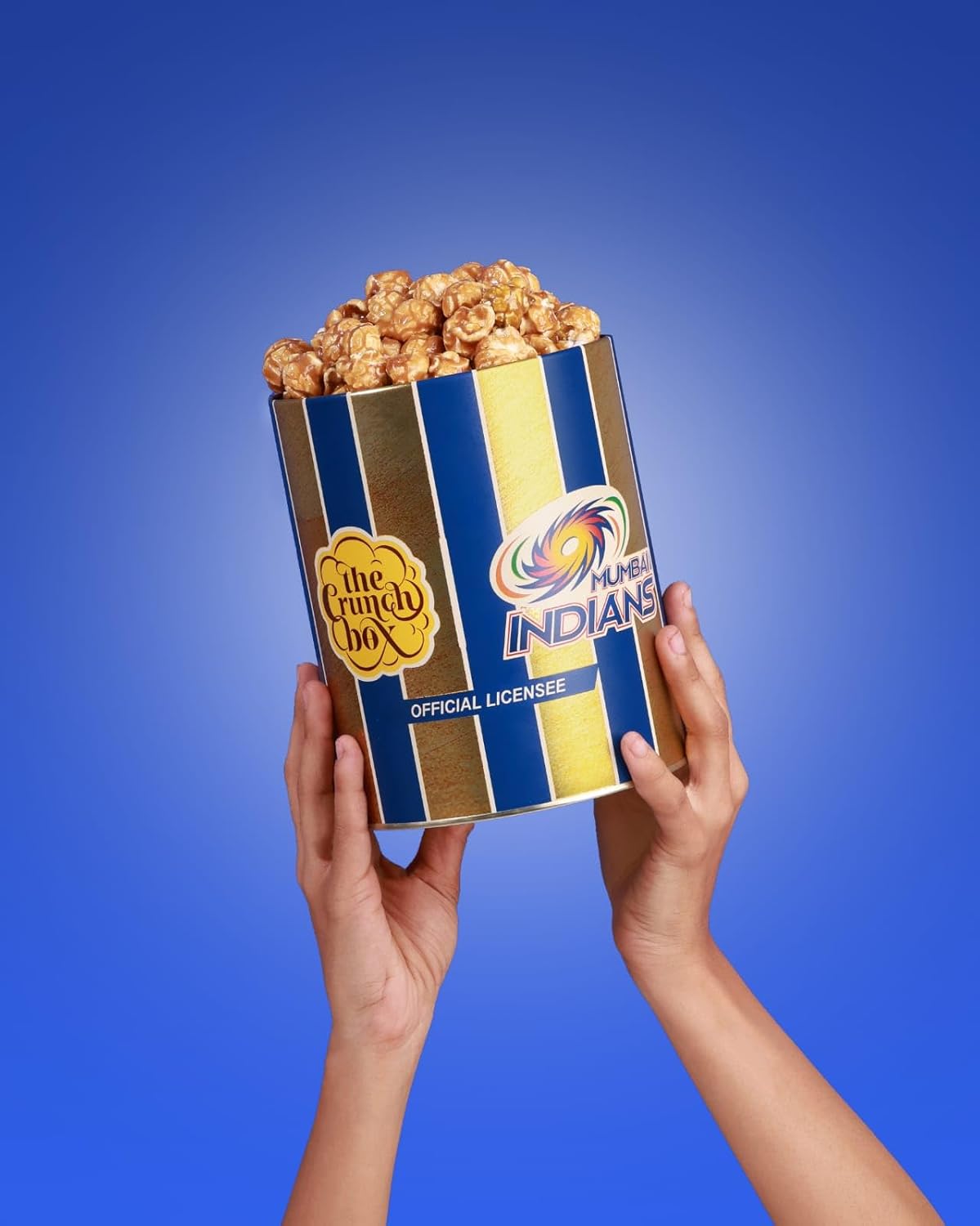 Smooth Caramel Swing Tin(490gms) & Tangy Zesty Cheese Shots Tin(150gms) - Large Tin Combo