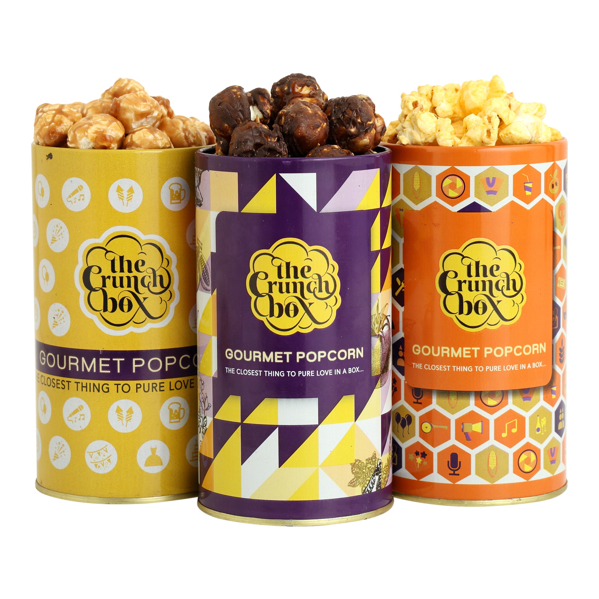 3 Tin Combo - Special (Chocolate, Caramel & Cheese Flavour)