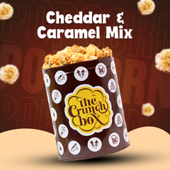 Cheddar Buttered & Caramel Mix – The Crunch Box